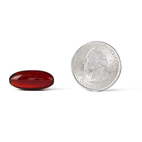 MegaRed Antarctic Krill Oil 500mg Omega 3 Fatty Acid Supplement, Extra Strength EPA & DHA Krill Oil Softgels (90cnt Box), Astaxanthin, Heart Health Supplement with No Fish Oil Aftertaste