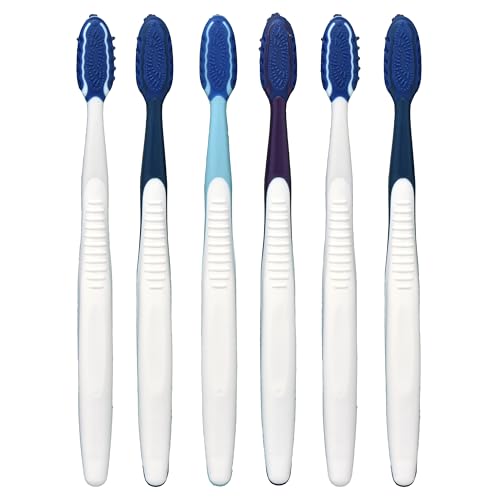 Oral-B Pro Clean Cross Action Toothbrushes, Deep Plaque Removal, 6 Count