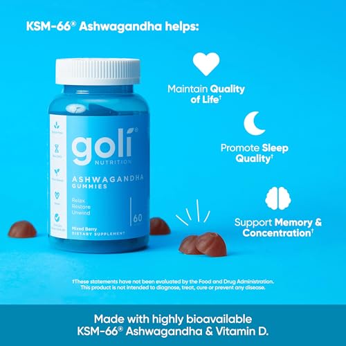 Goli Ashwagandha, 60 Gummies