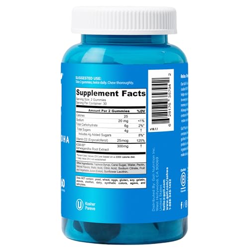 Goli Ashwagandha, 60 Gummies