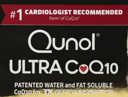 Qunol Ultra CoQ10 100mg 3x Better Absorption, 120 Count