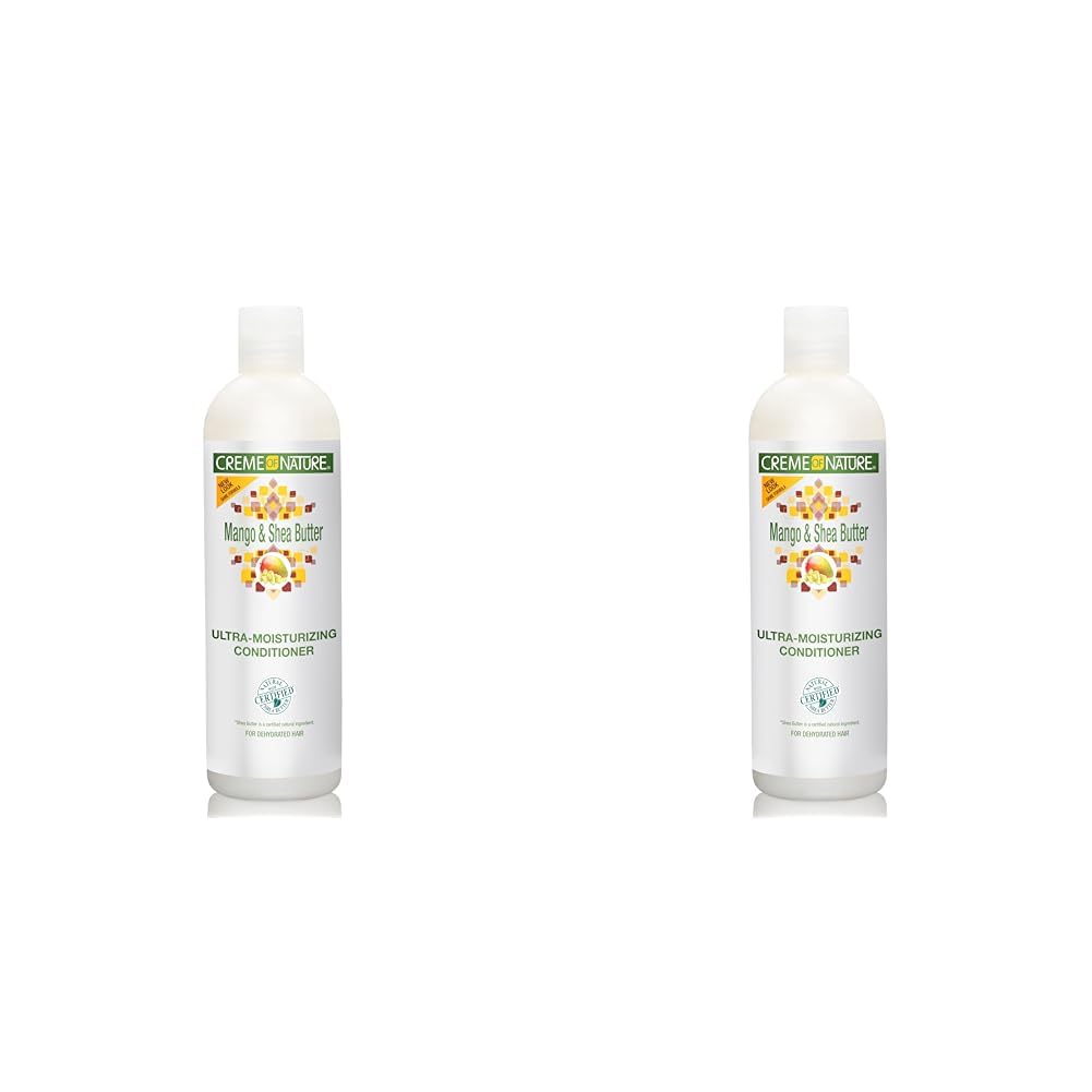 Creme of Nature Ultra Moisturizing Shampoo with Mango & Shea Butter, 12 Fl Oz