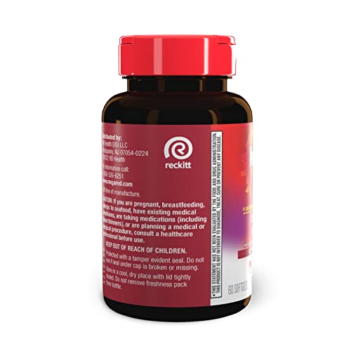 MegaRed Antarctic Krill Oil 500mg Omega 3 Fatty Acid Supplement, Extra Strength EPA & DHA Krill Oil Softgels (90cnt Box), Astaxanthin, Heart Health Supplement with No Fish Oil Aftertaste