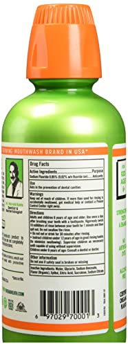 TheraBreath Kids Organic Wacky Watermelon Mouthwash, 16 Fl Oz