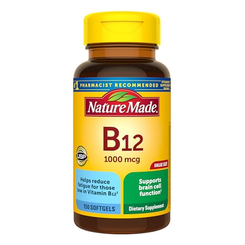 Nature Made Vitamin B12 1000 mcg, 150 Softgels