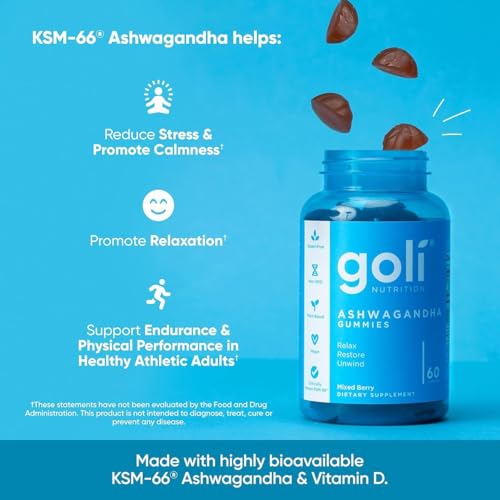 Goli Ashwagandha, 60 Gummies