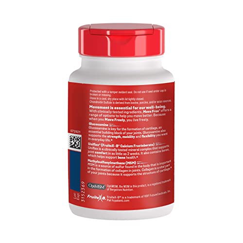 Schiff Move Free Advanced Glucosamine Chondroitin, 120 Tablets