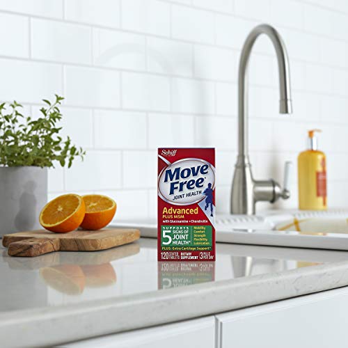 Schiff Move Free Advanced Glucosamine Chondroitin, 120 Tablets