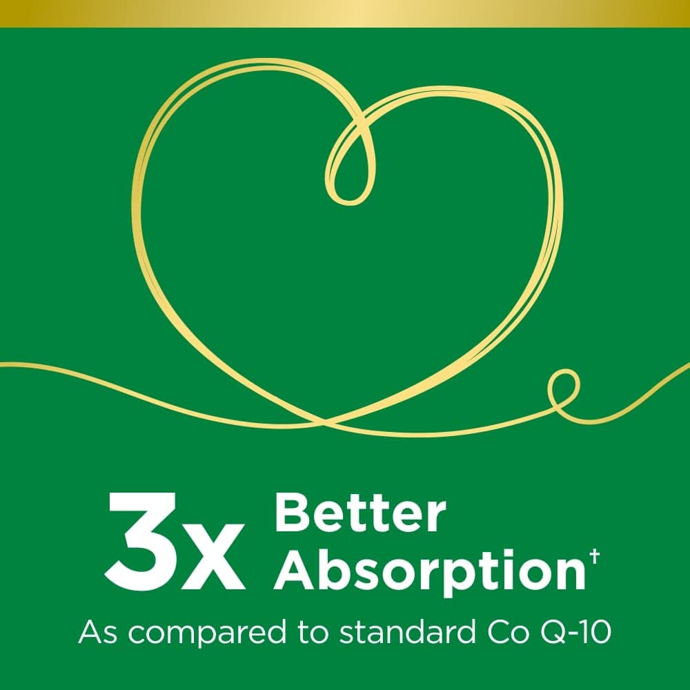 Nature's Bounty Advanced Triple Absorb Co Q-10, Rapid Release Softgels, 90 Ct