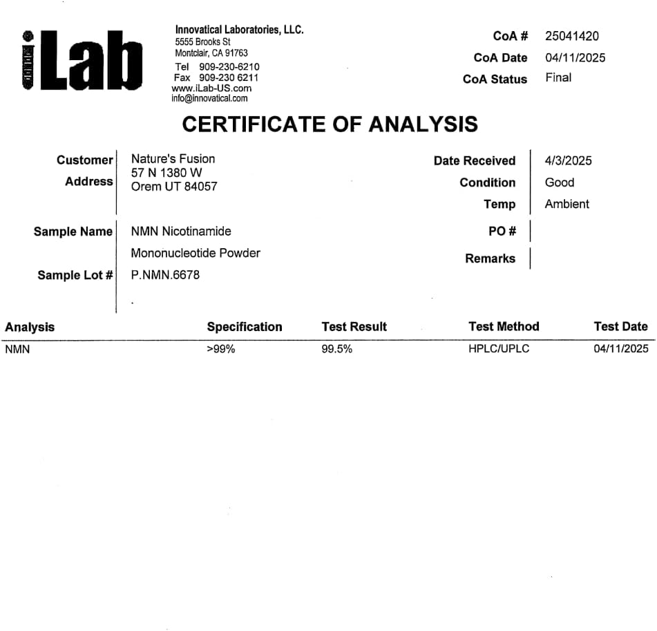 Nutri NMN+ 1000mg MAX Strength Nicotinamide Mononucleotide With Quercefit & Black Pepper, 60 Capsules