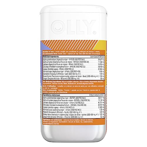 OLLY Beat The Bloat Capsules, 25 Count