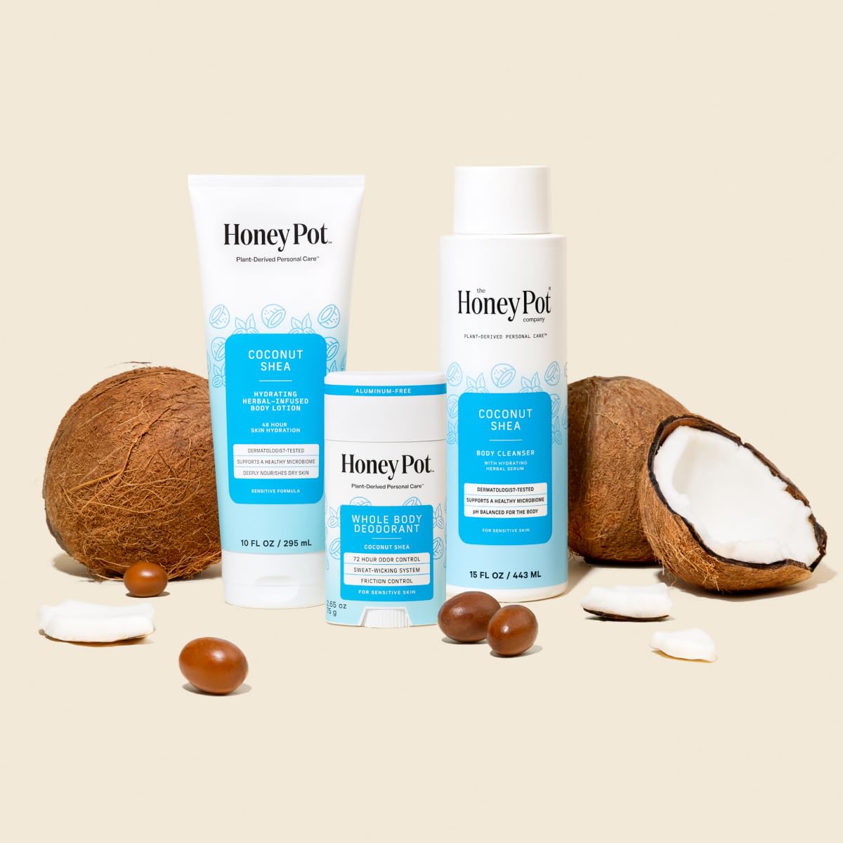 The Honey Pot Company Coconut Shea Hydrating Herbal-Infused Body Lotion