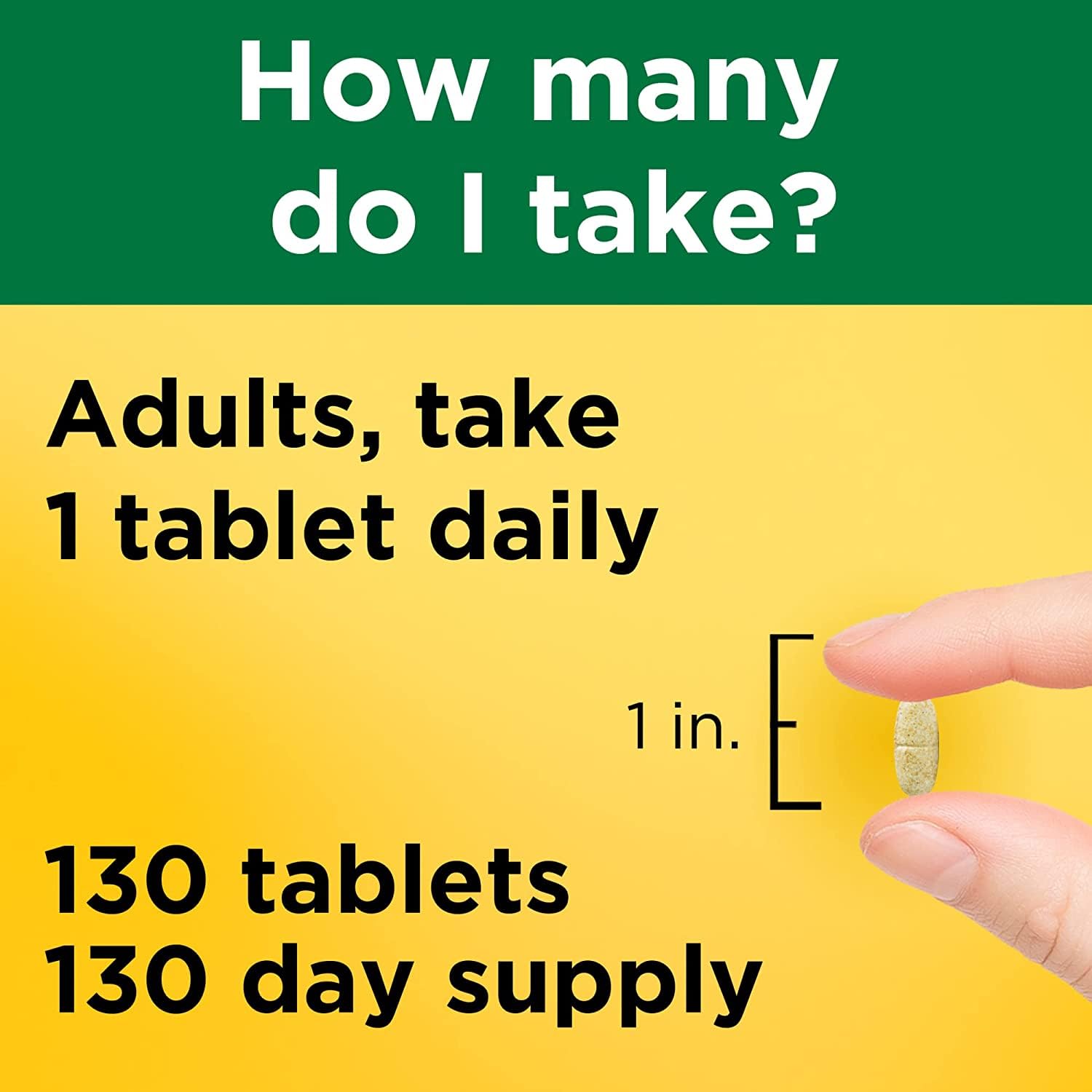 Nature Made Multivitamin with Vitamin D3 & Iron - 130 Tablets