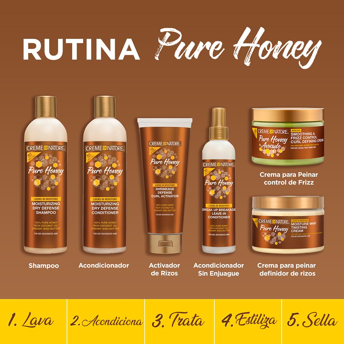 Creme of Nature Pure Honey Define Shrinkage Defense Curl Activator, 10.5 oz