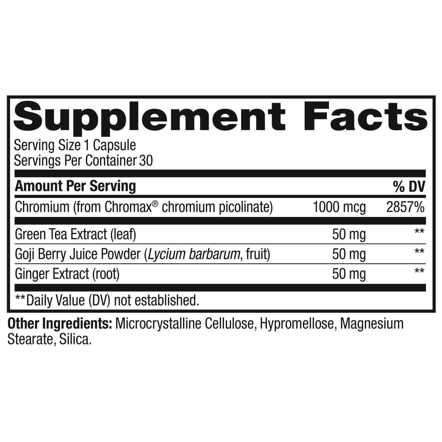 OLLY Combat Cravings, 1000 mcg Chromium, 30 Count