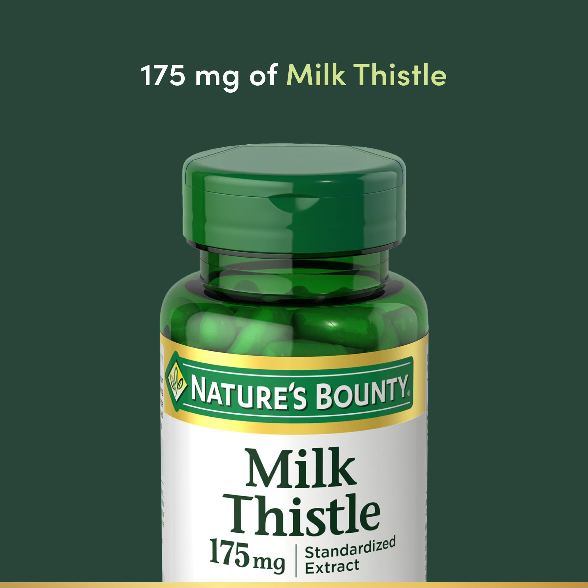Nature's Bounty Milk Thistle, 175mg, 100 Softgels
