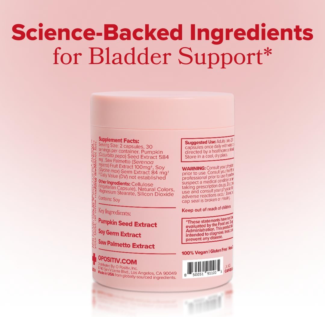 O Positiv URO Bladder Control, 60 Capsules