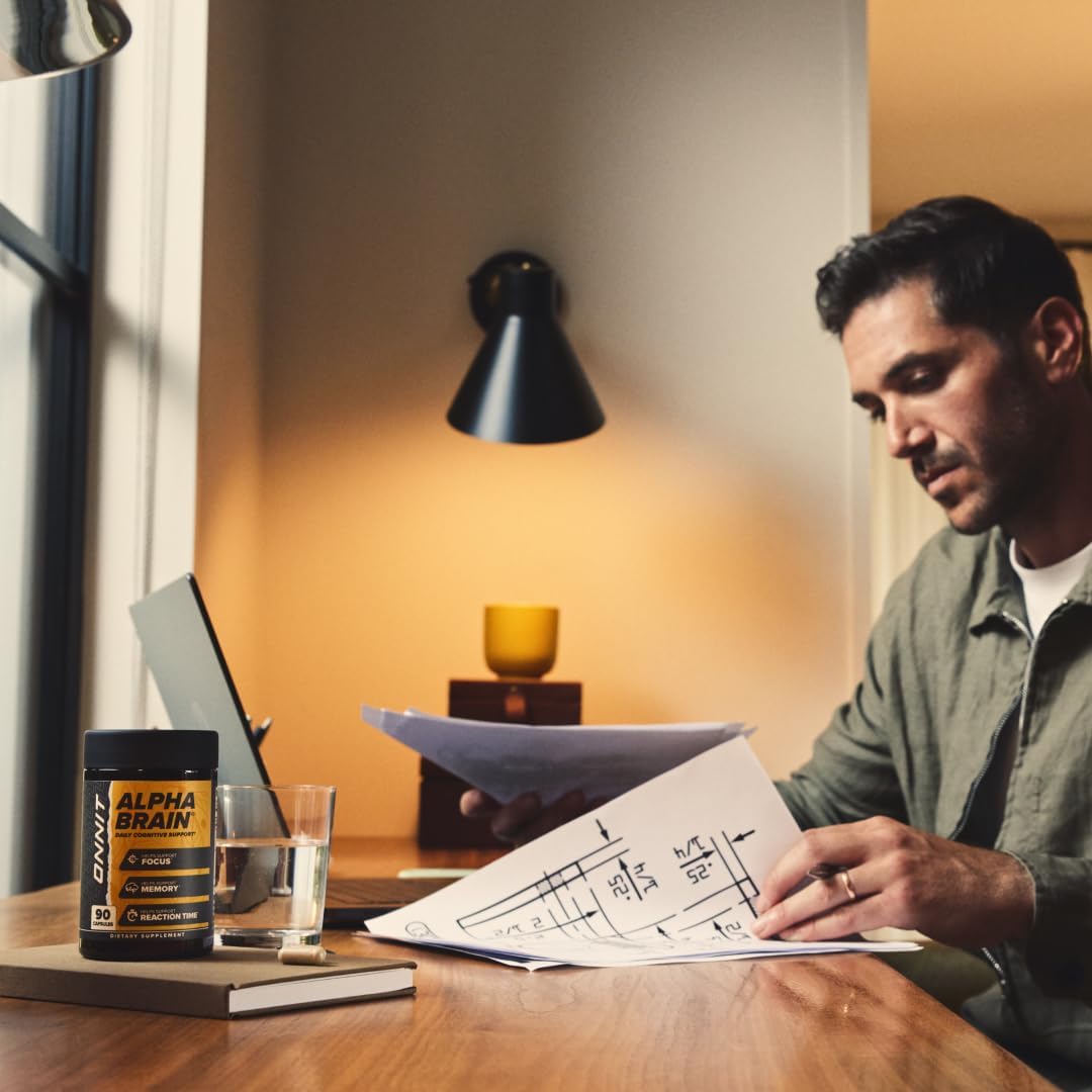 ONNIT Alpha Brain Nootropic Brain Supplement, 30 Count