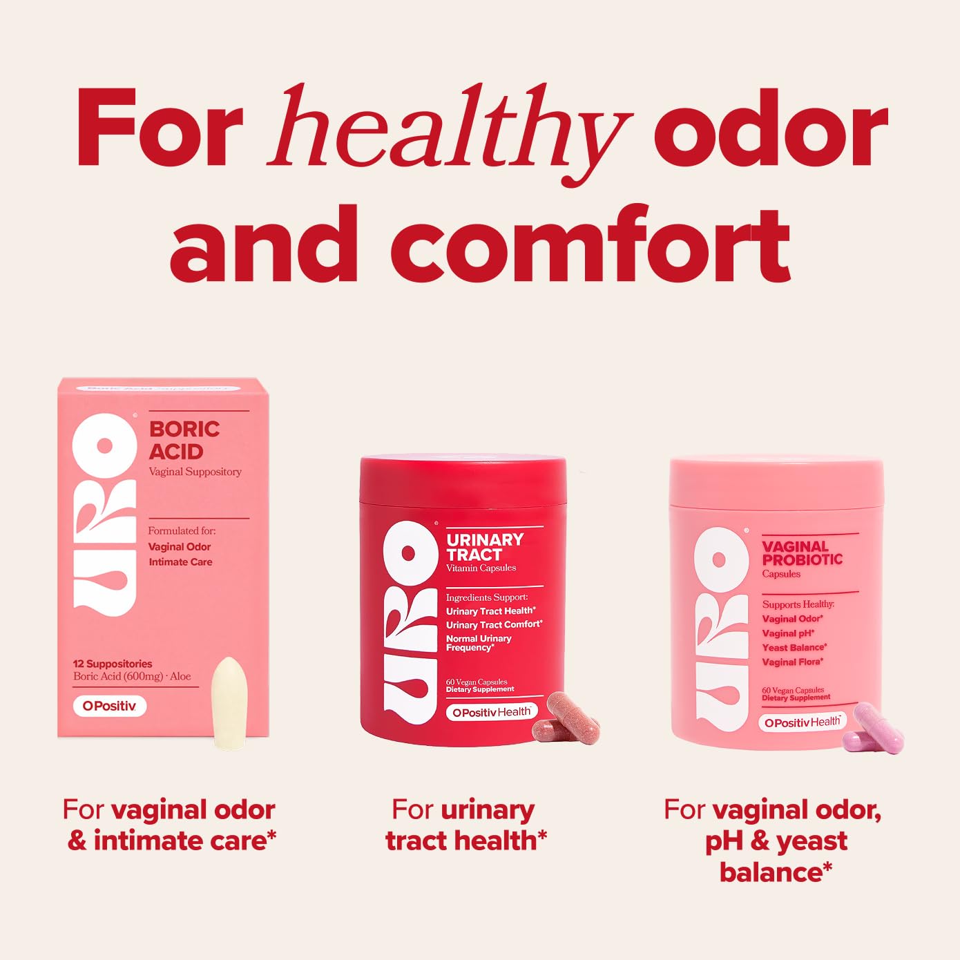 O Positiv URO Urinary Tract Health, 60 Capsules