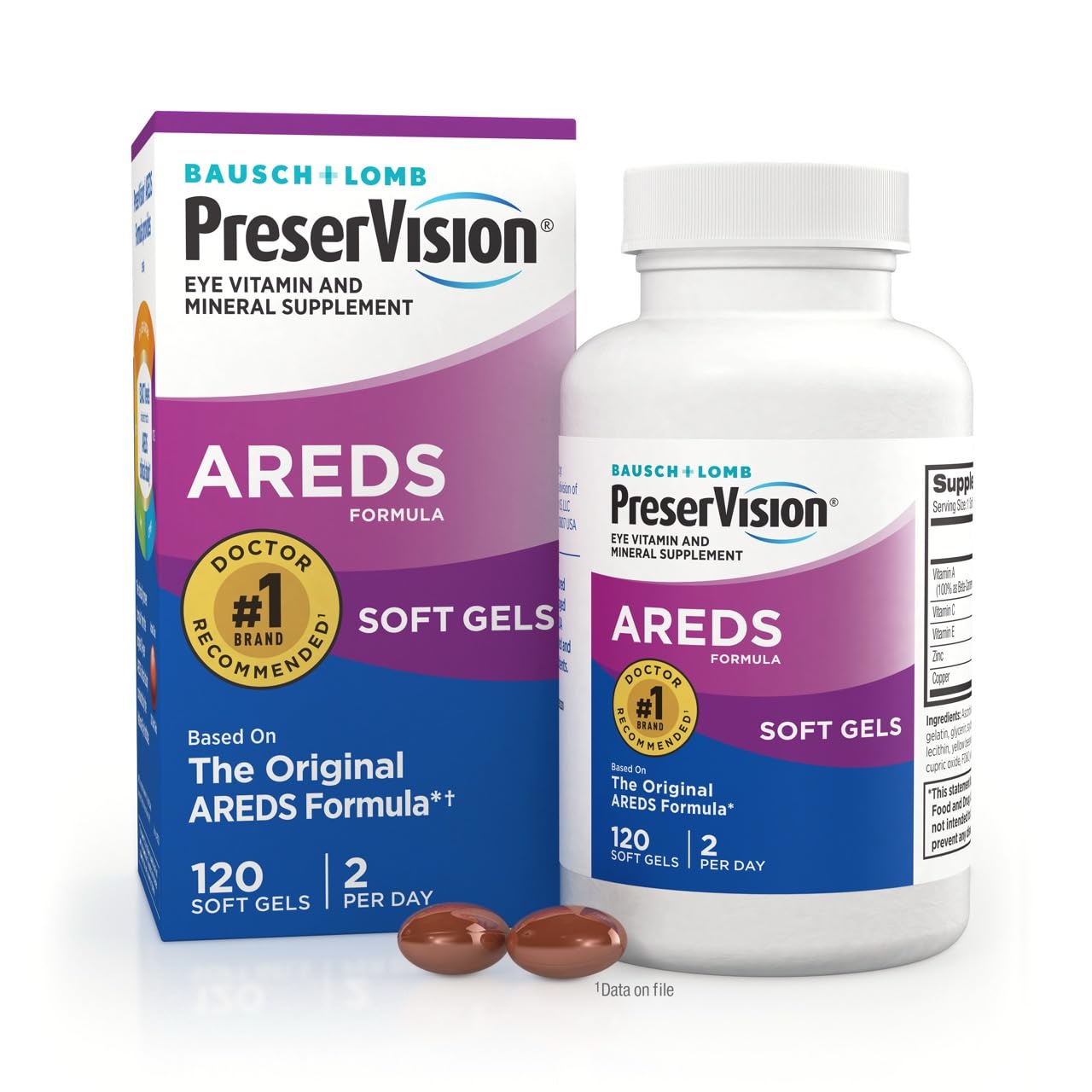 PreserVision AREDS Eye Vitamins, Multivitamin