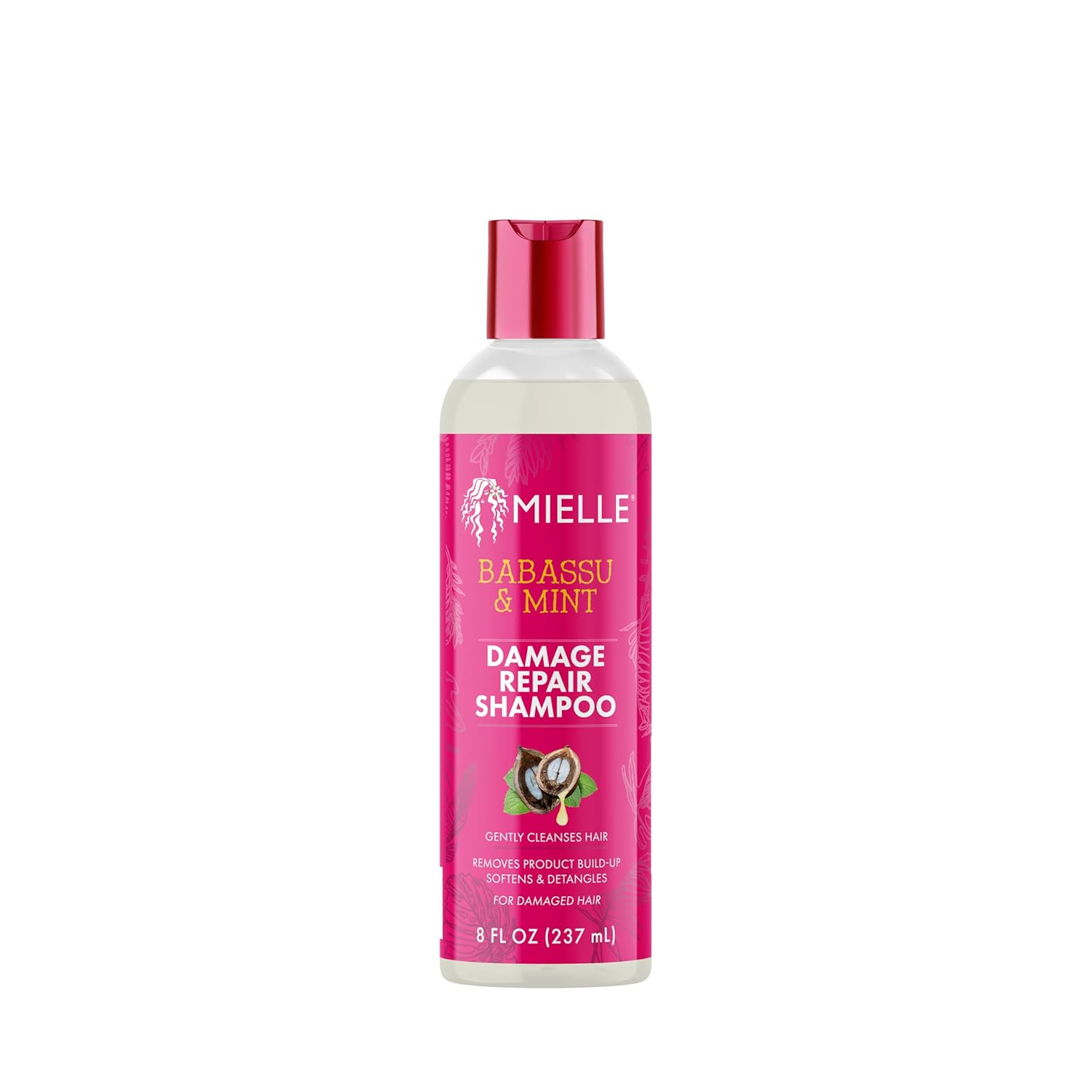 Mielle Organics Babassu & Mint Damage Repair Hair Shampoo 8 fl oz
