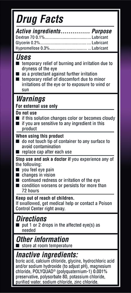 Genteal Tears Moderate Eye Drops, 0.507 Fluid Ounce