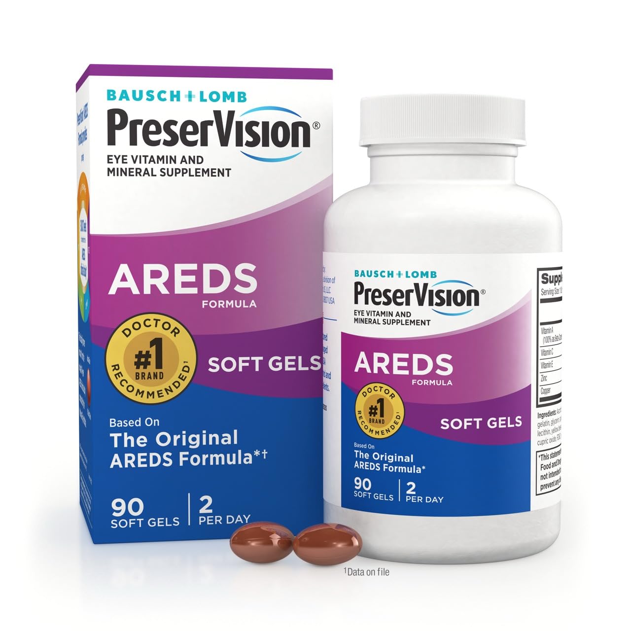 PreserVision AREDS Eye Vitamins, Multivitamin
