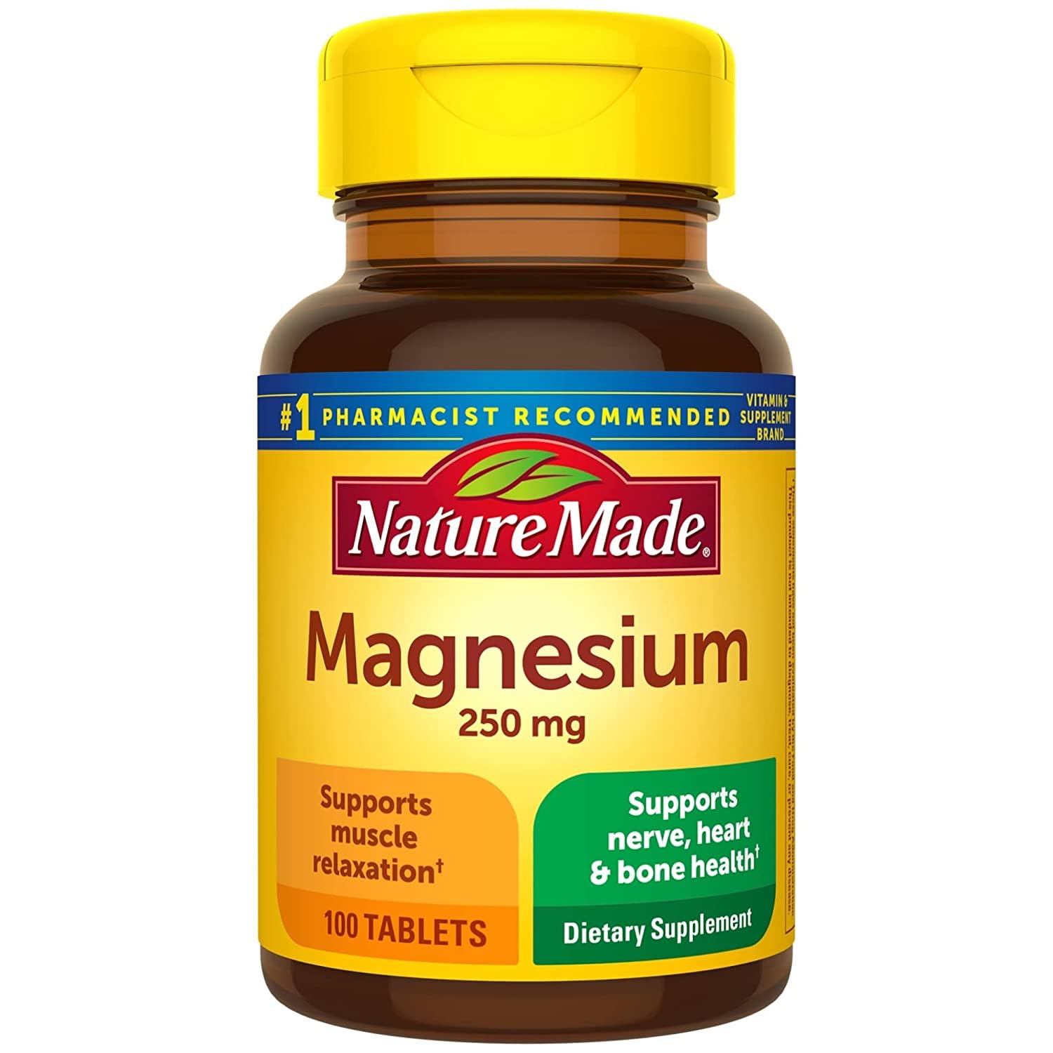 Nature Made Magnesium Oxide 250 mg, 200 Tablets