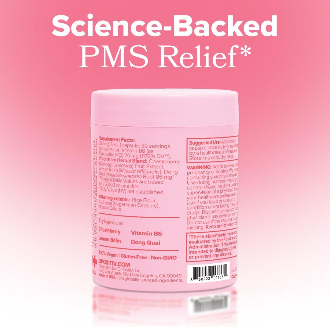 O Positiv FLO PMS Vitamin, 60 Capsule