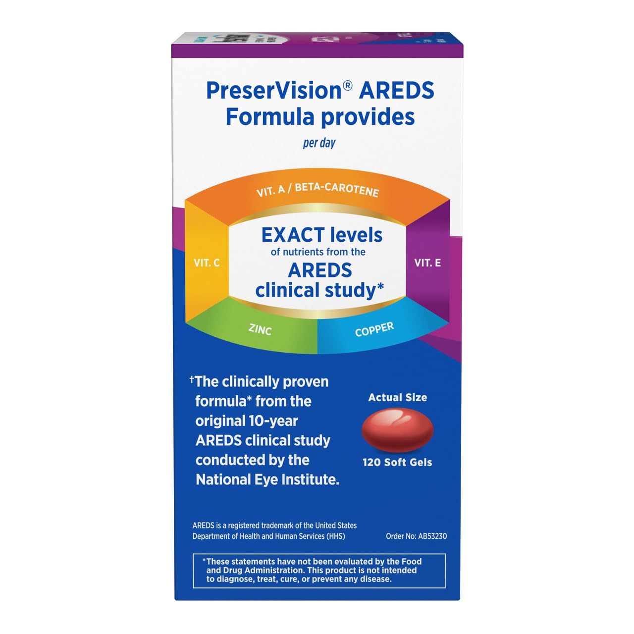 PreserVision AREDS Eye Vitamins, Multivitamin