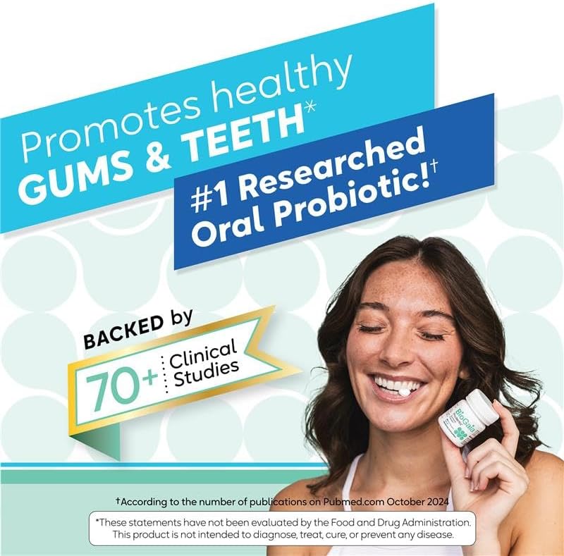 BioGaia Prodentis Mint Flavored, 30 Dental Probiotic Lozenges