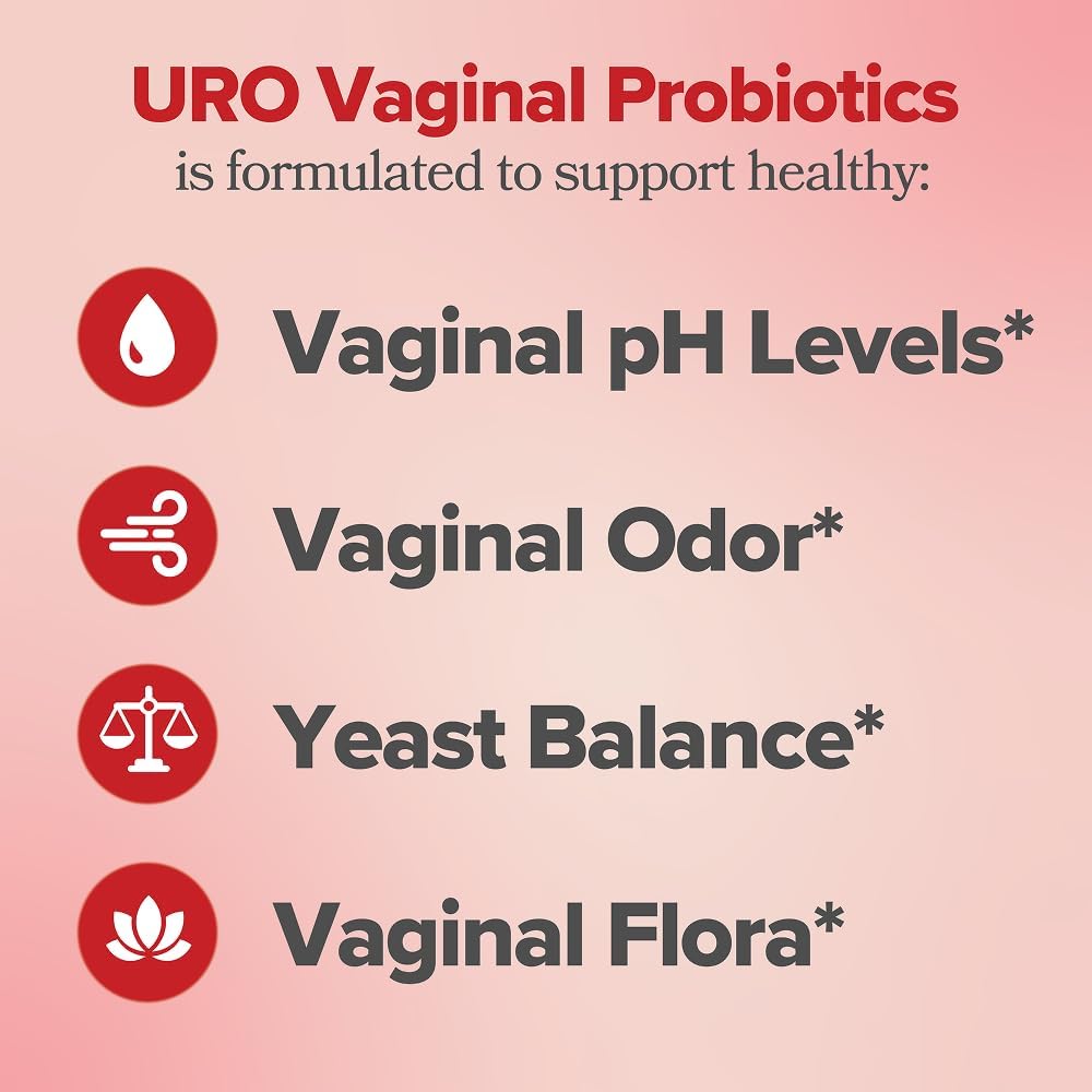 O Positiv URO Vaginal Probiotic, 60 Capsules