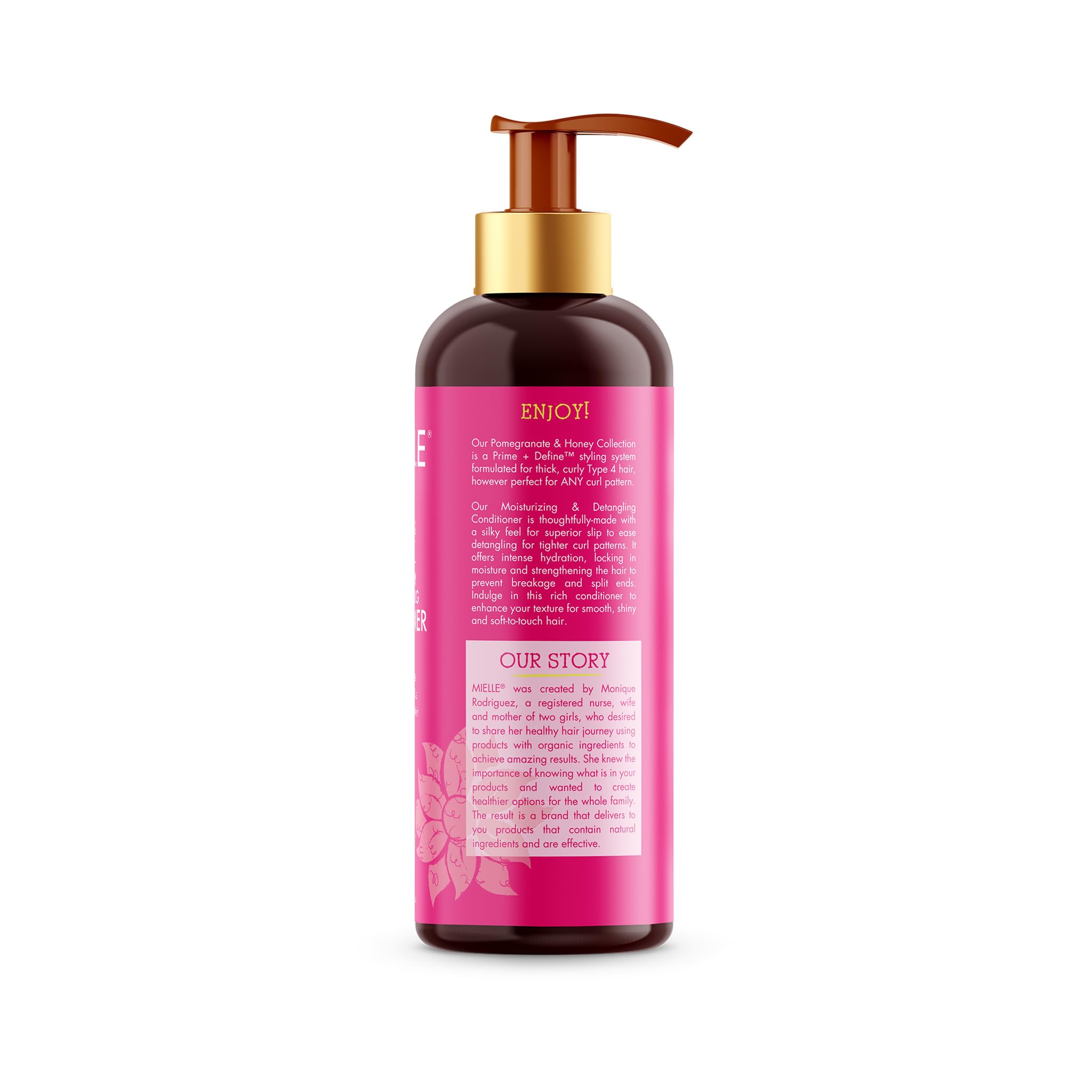 Mielle Organics Pomegranate & Honey Detangling Conditioner, 12 Fl Oz
