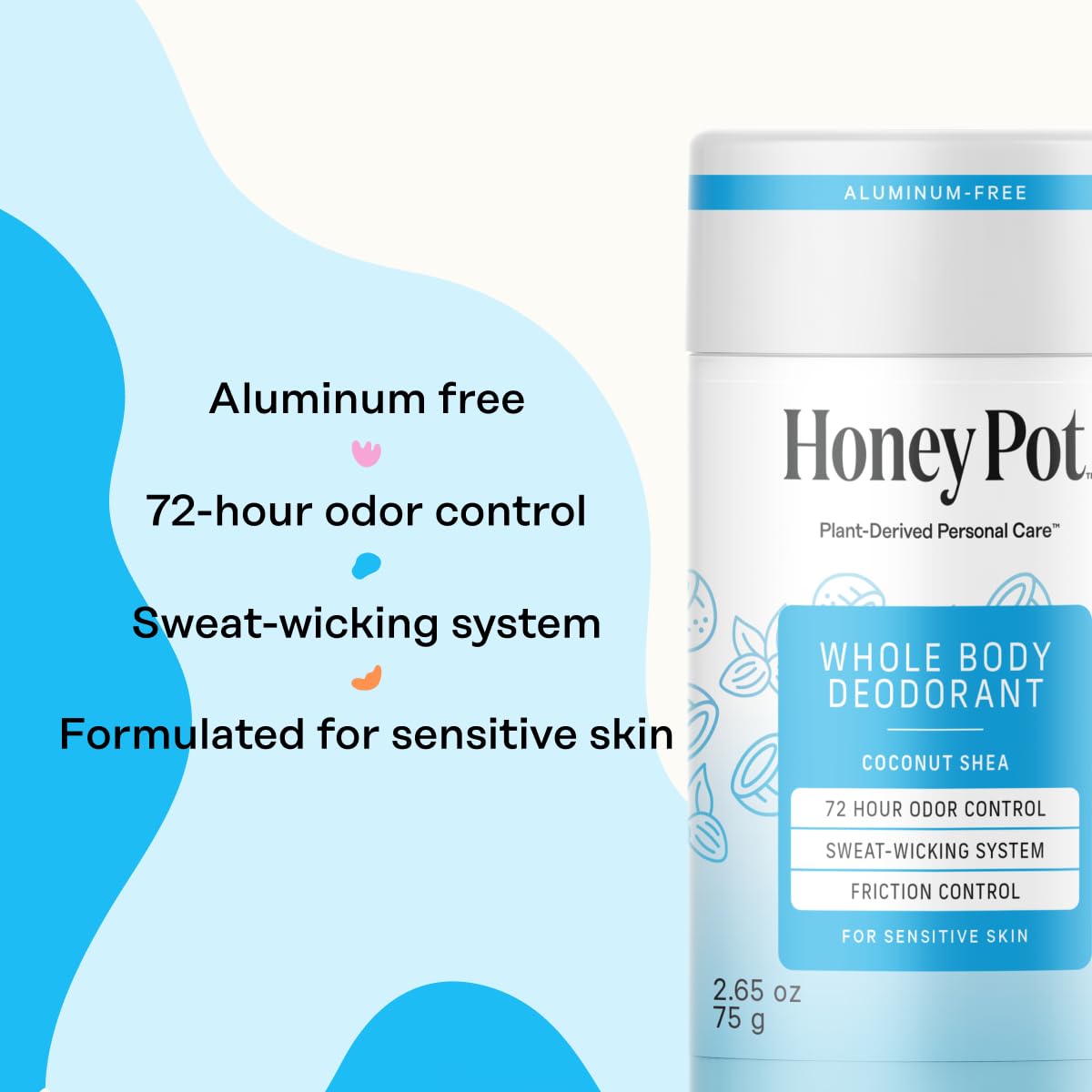 The Honey Pot Company - Coconut Shea Whole Body Deodorant