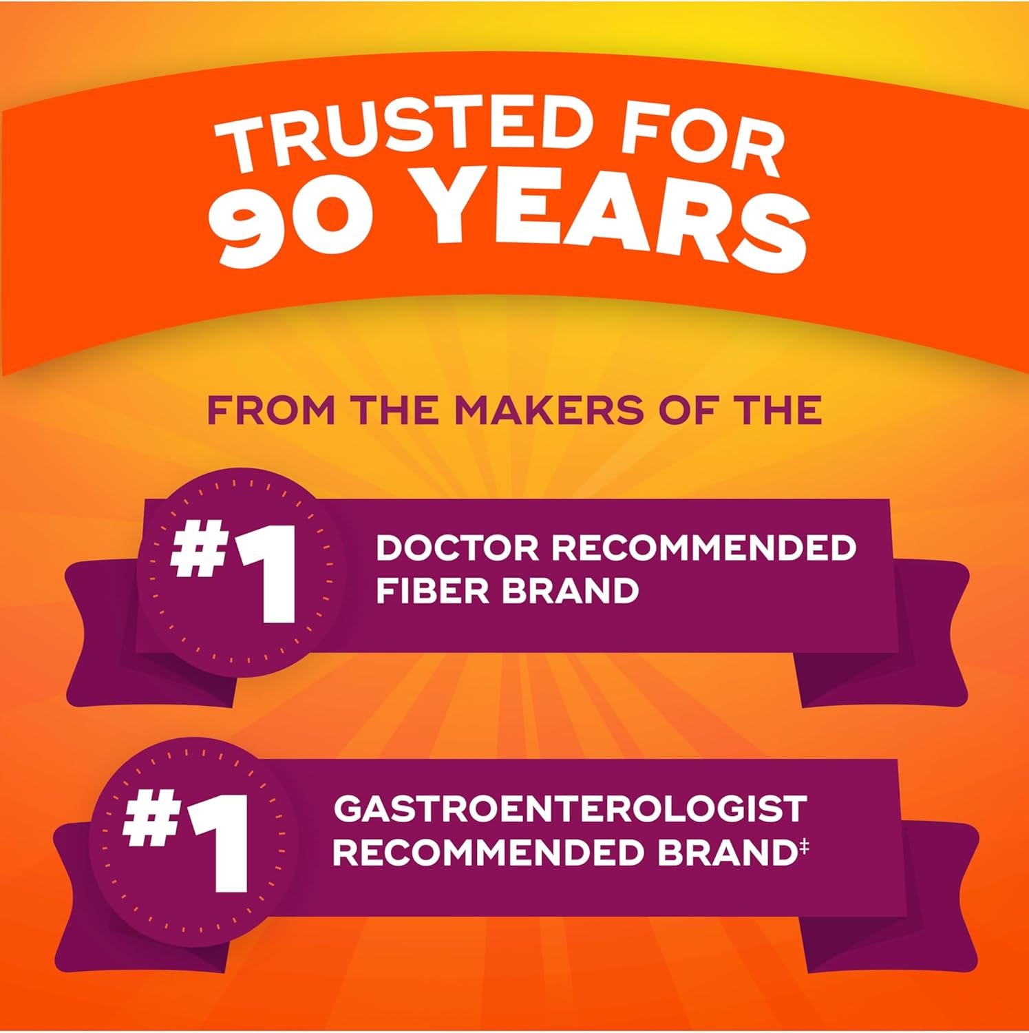 Metamucil Fiber with Vitamins C, D, B12