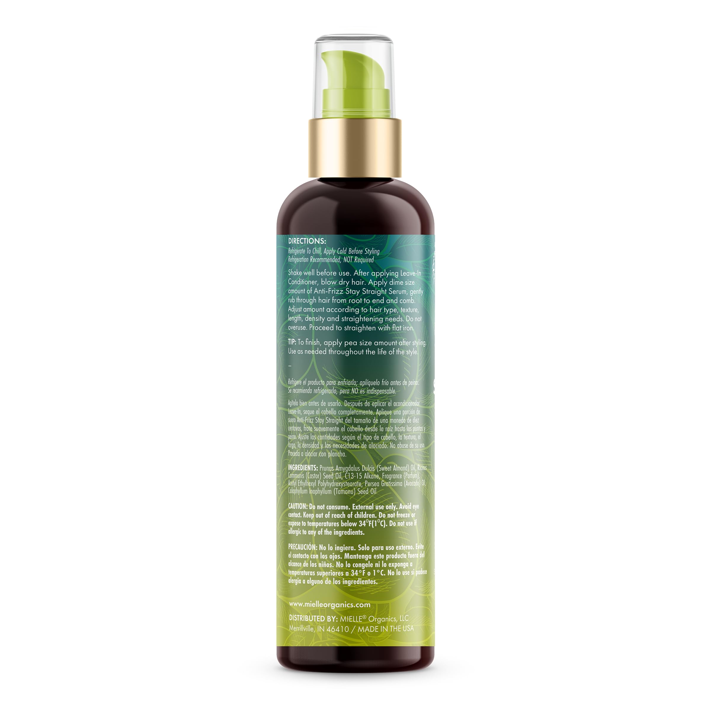 Mielle Organics Avocado & Tamanu Anti-Frizz Hair Serum, 6oz