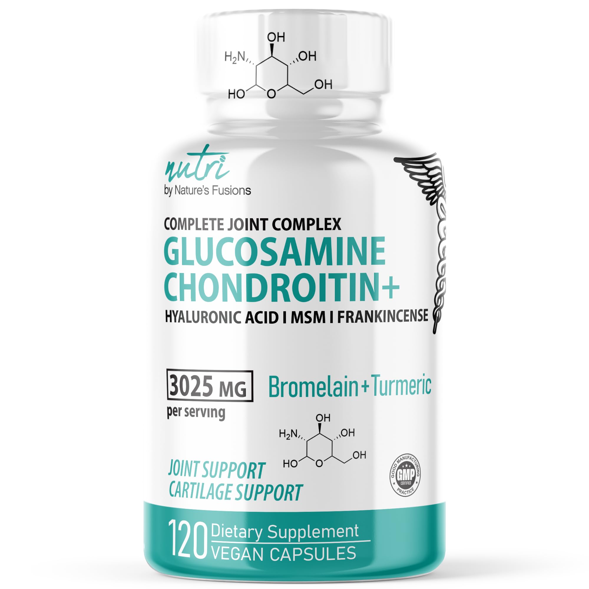 Nutri Glucosamine Chondroitin Complete Joint Complex W/ MSM+ 3025 Mg - 120 Capsule