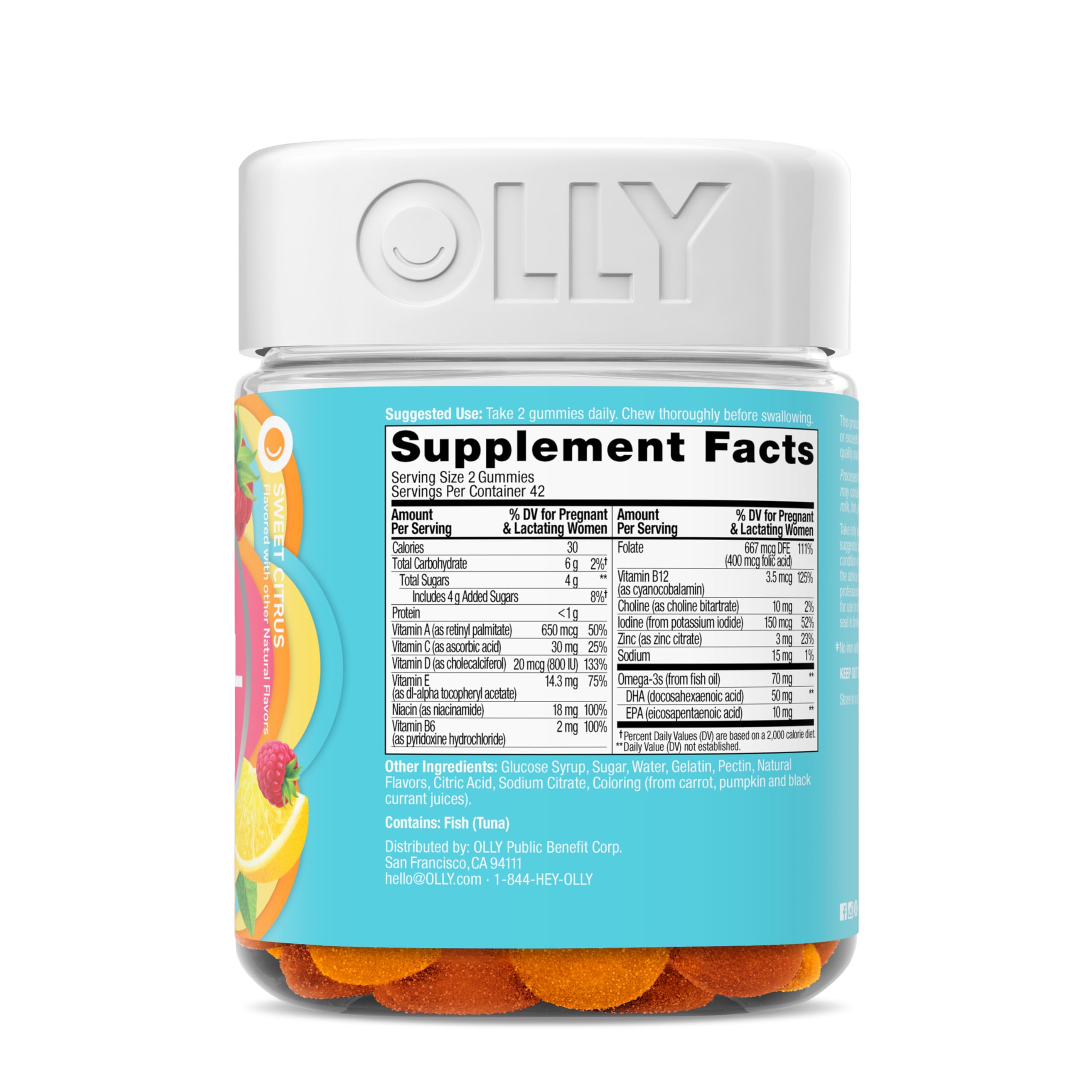 OLLY Prenatal Multivitamin Gummies