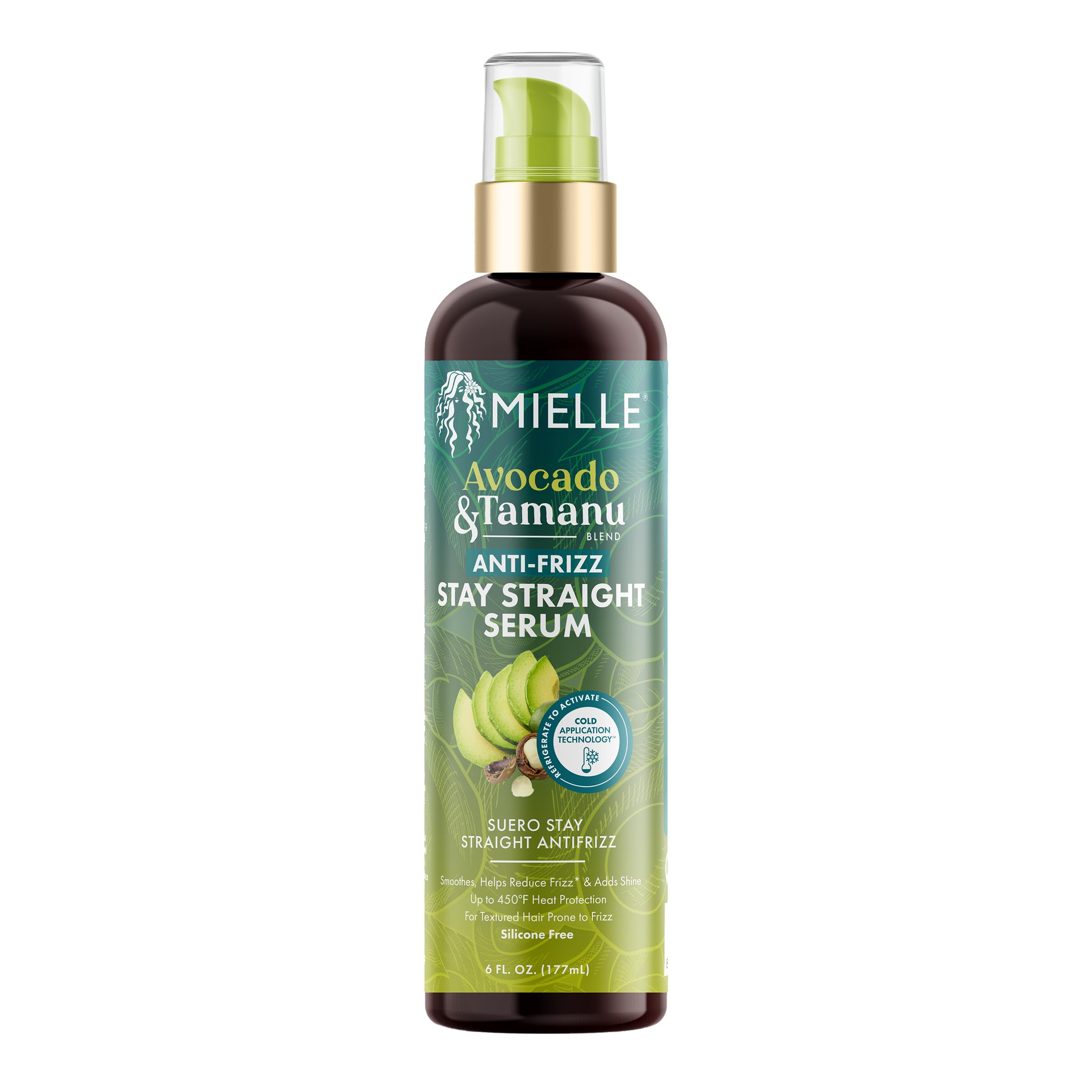 Mielle Organics Avocado & Tamanu Anti-Frizz Hair Serum, 6oz