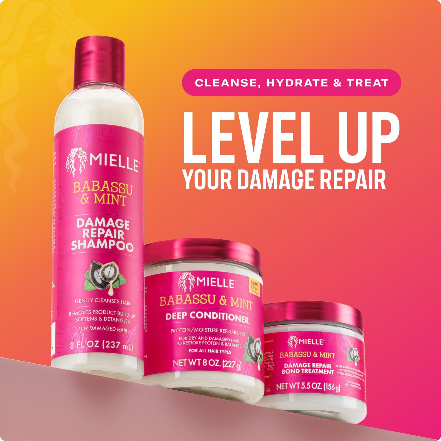 Mielle Organics Babassu & Mint Brazilian Curly Cocktail Curl Cream, 7.5 oz