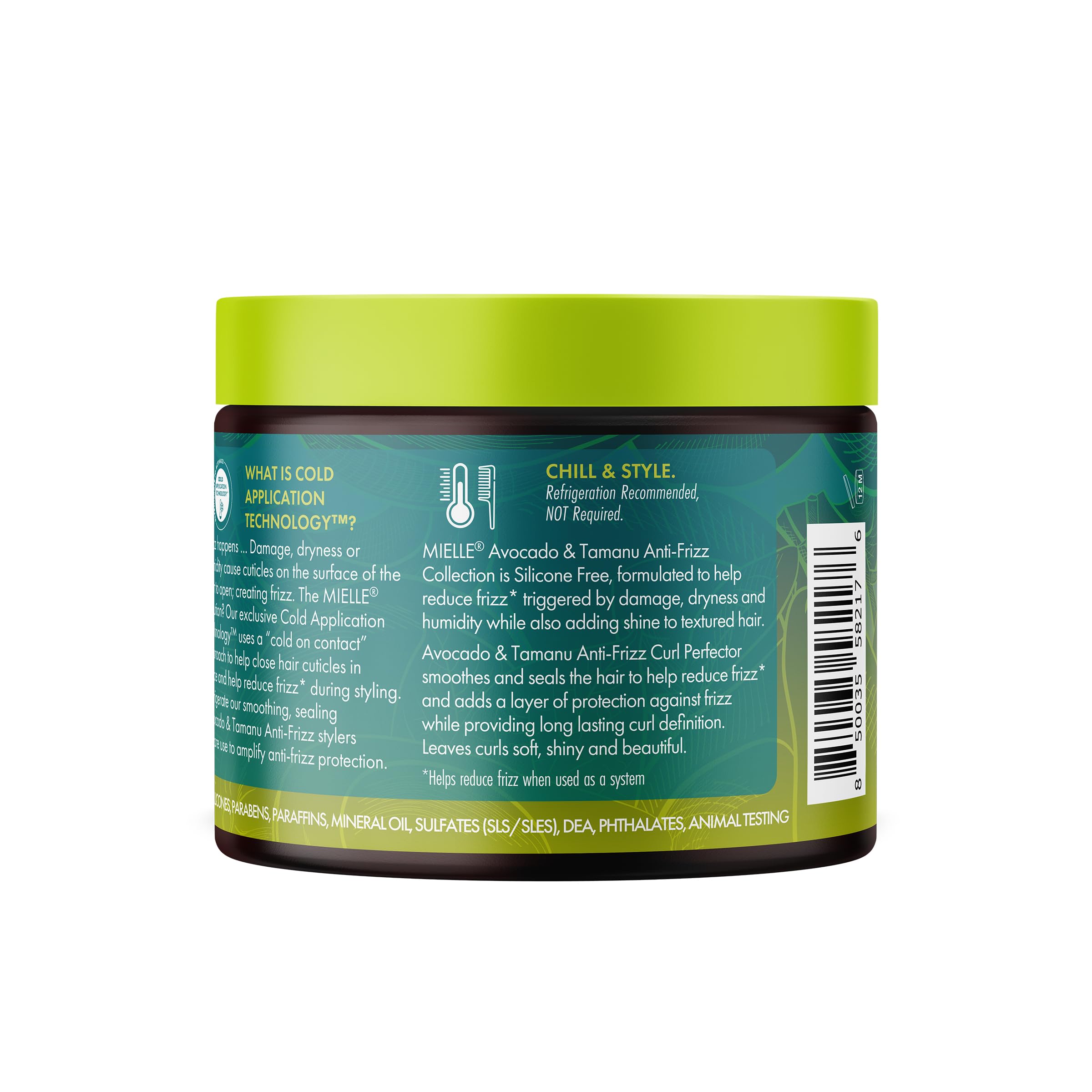 Mielle Organics Avocado & Tamanu Anti-Frizz Curl Perfector, 12oz
