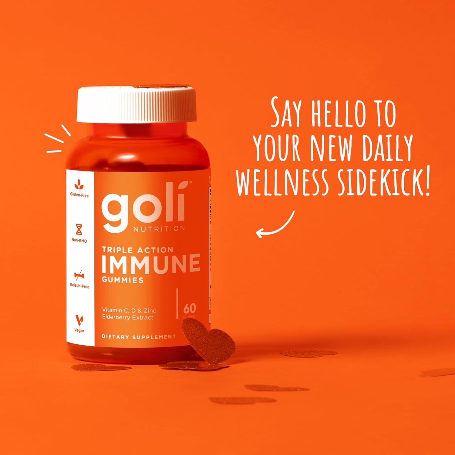 Goli Triple Action Immune, 60 Gummies