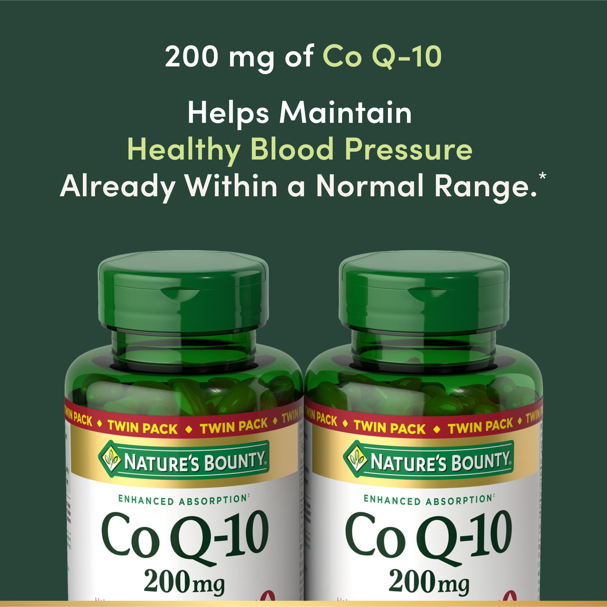 Nature’s Bounty CoQ10 200 mg Softgels