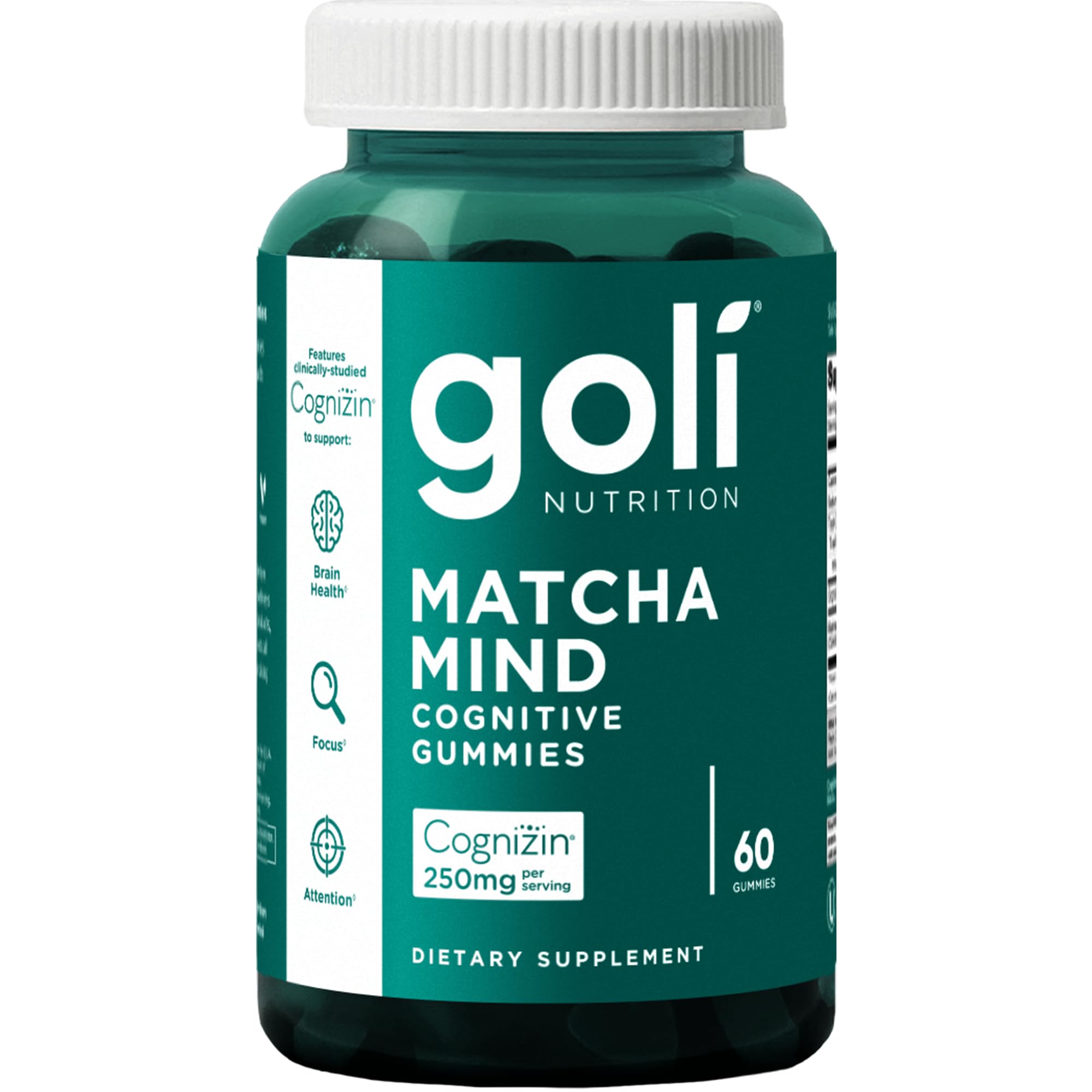 Goli Matcha Mind, 60 Gummies