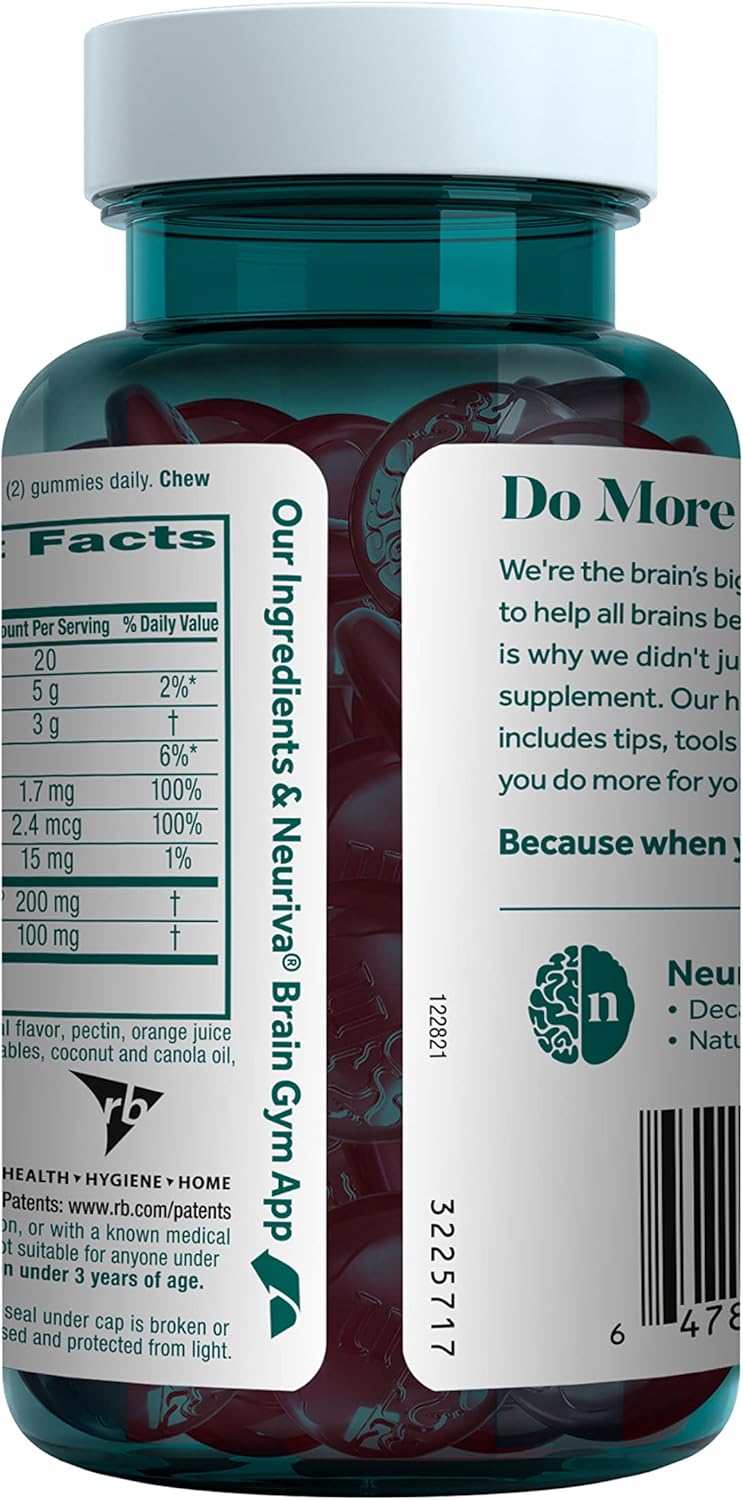 Neuriva Plus Brain Performance Gummies, 50 CT
