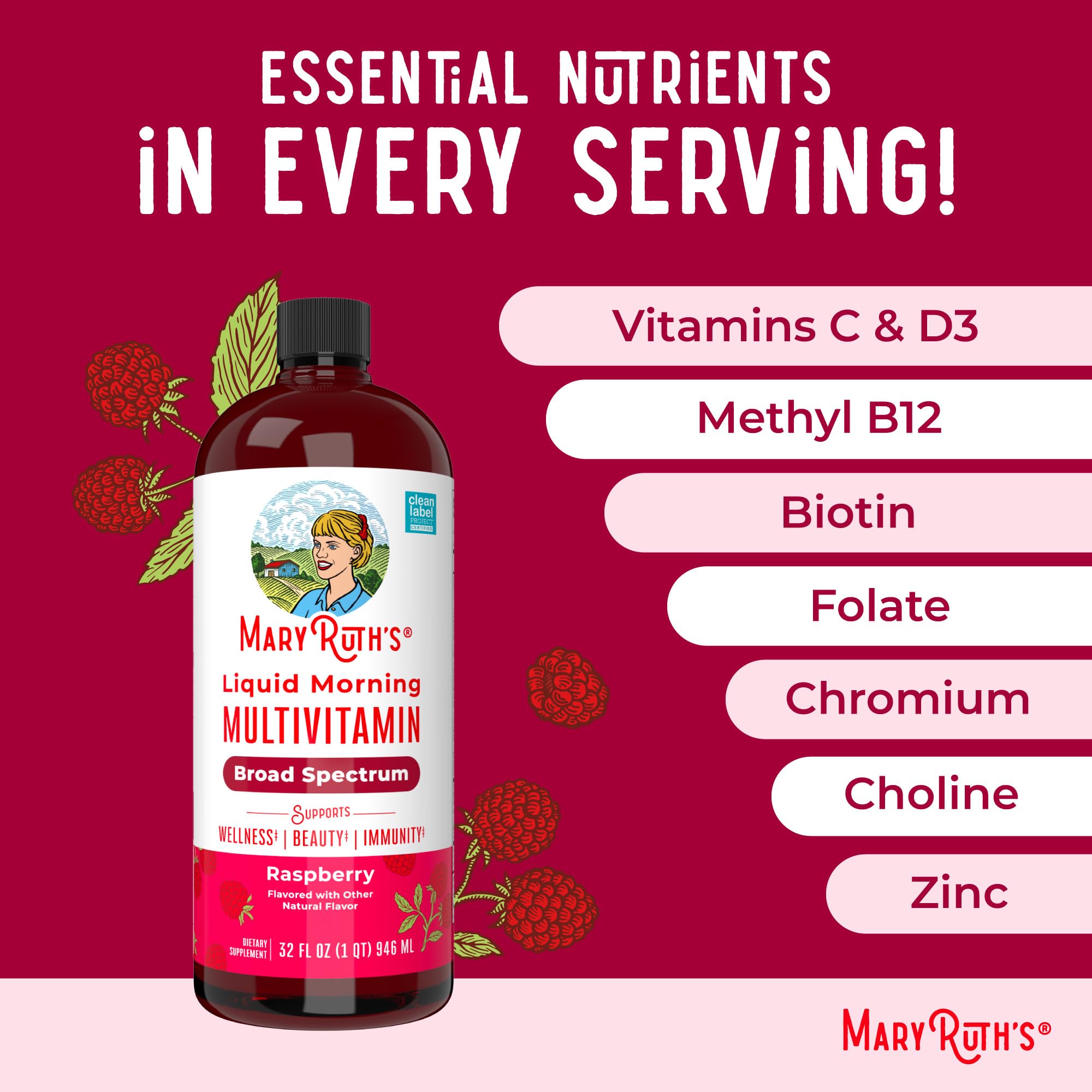 MaryRuth Organics Liquid Morning Multivitamin