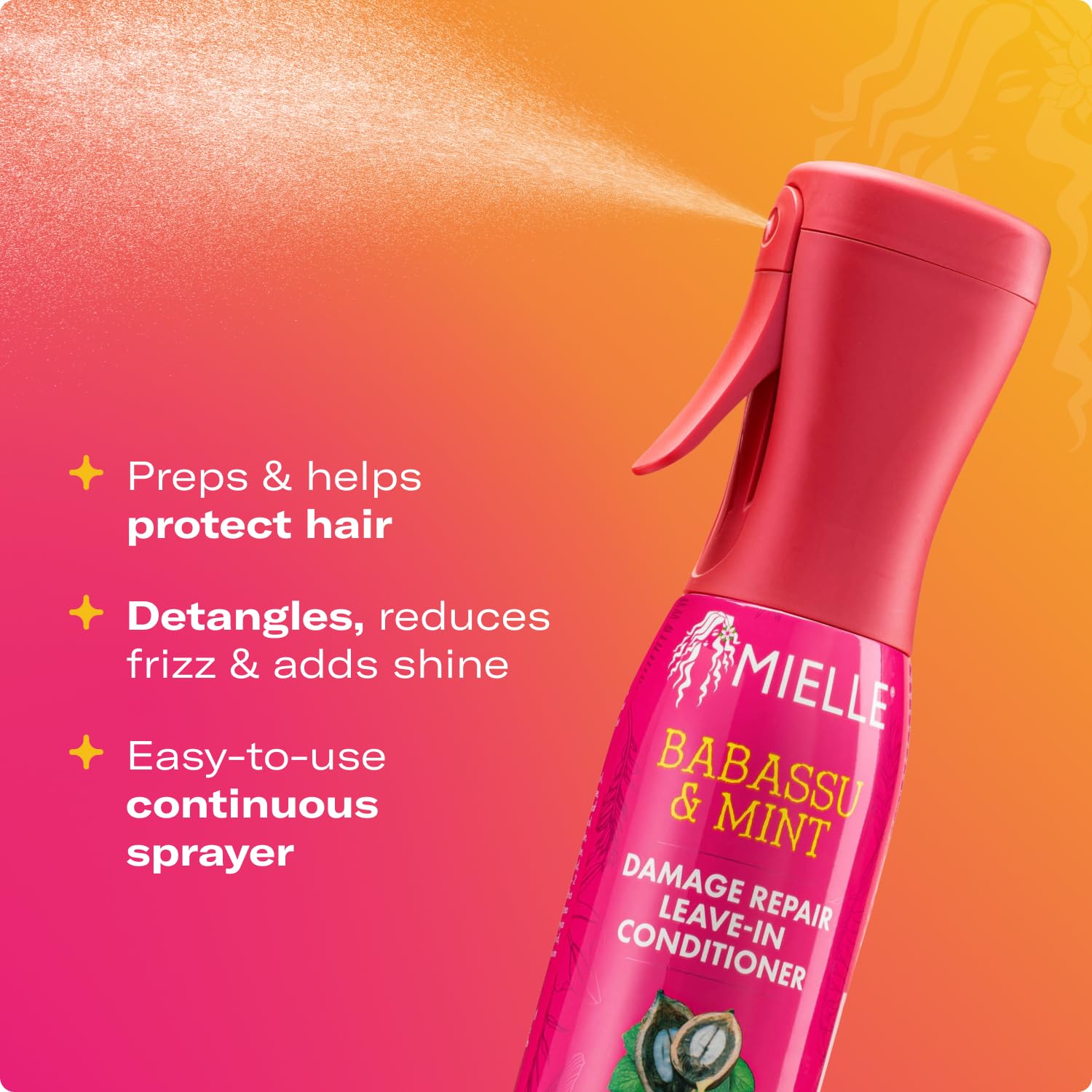 Mielle Organics Babassu & Mint Damage Repair Leave-In Conditioner