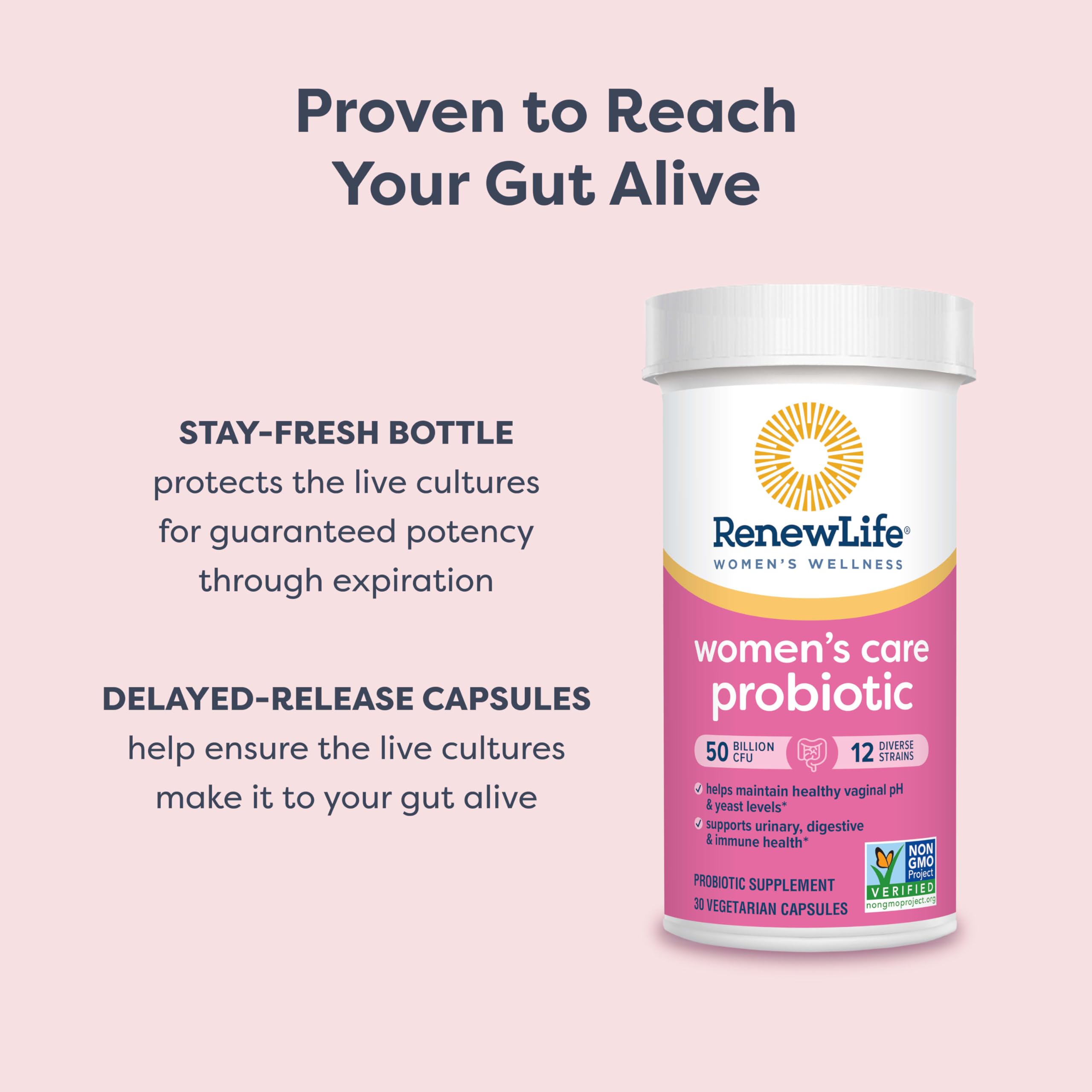 Renew Life Probiotic 50 Billion, 30 Count