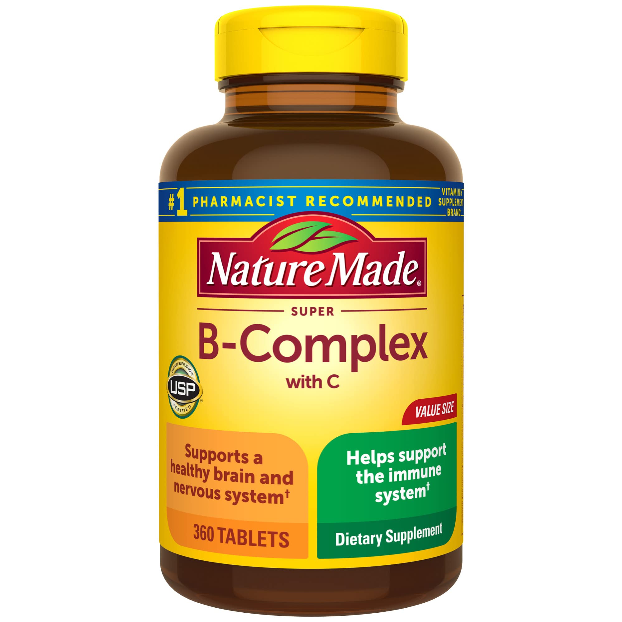 Nature Made Super B Complex with Vitamin C, 140 Tablets