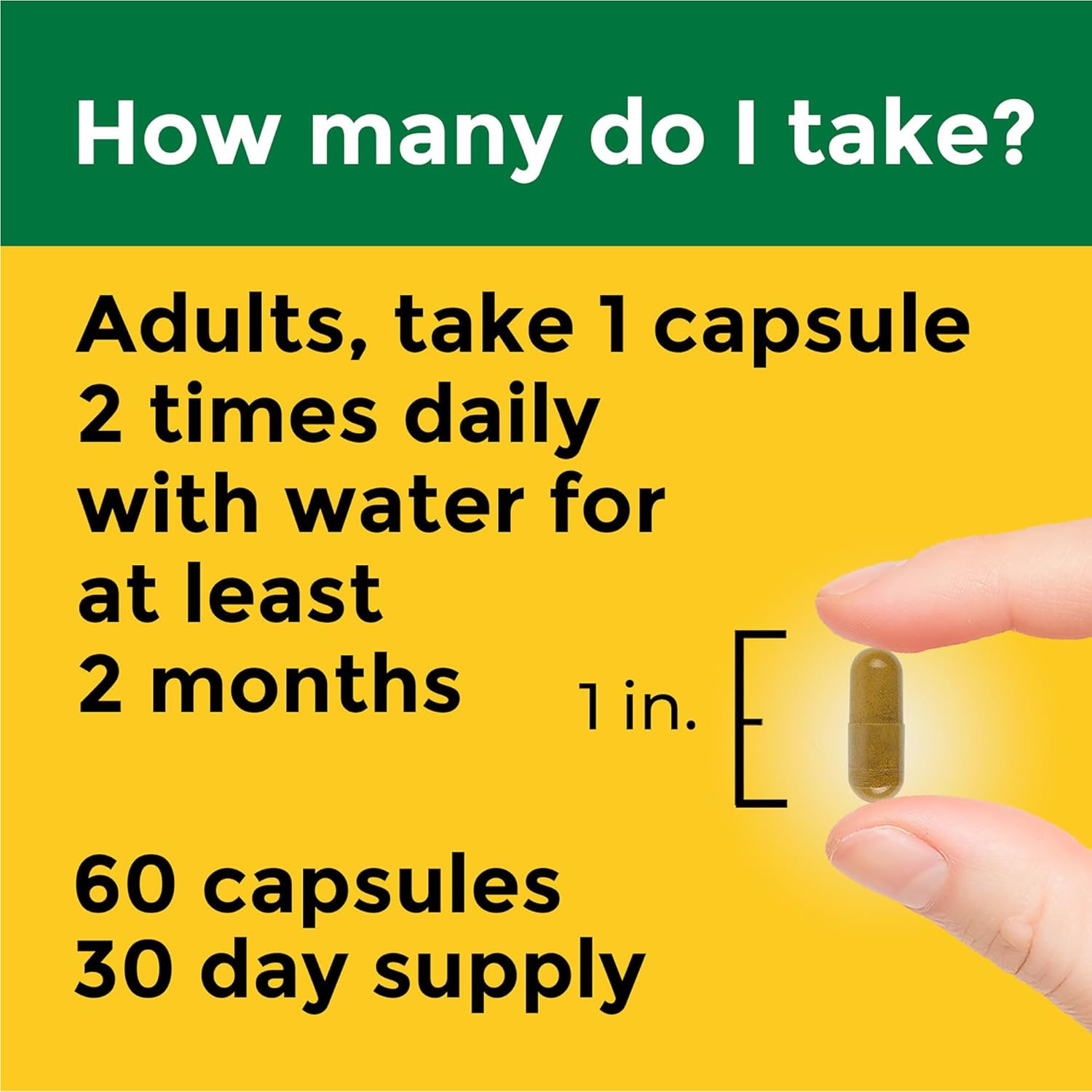 Nature Made Better Absorption Berberine Phytosome 1100mg, 60 Capsules.